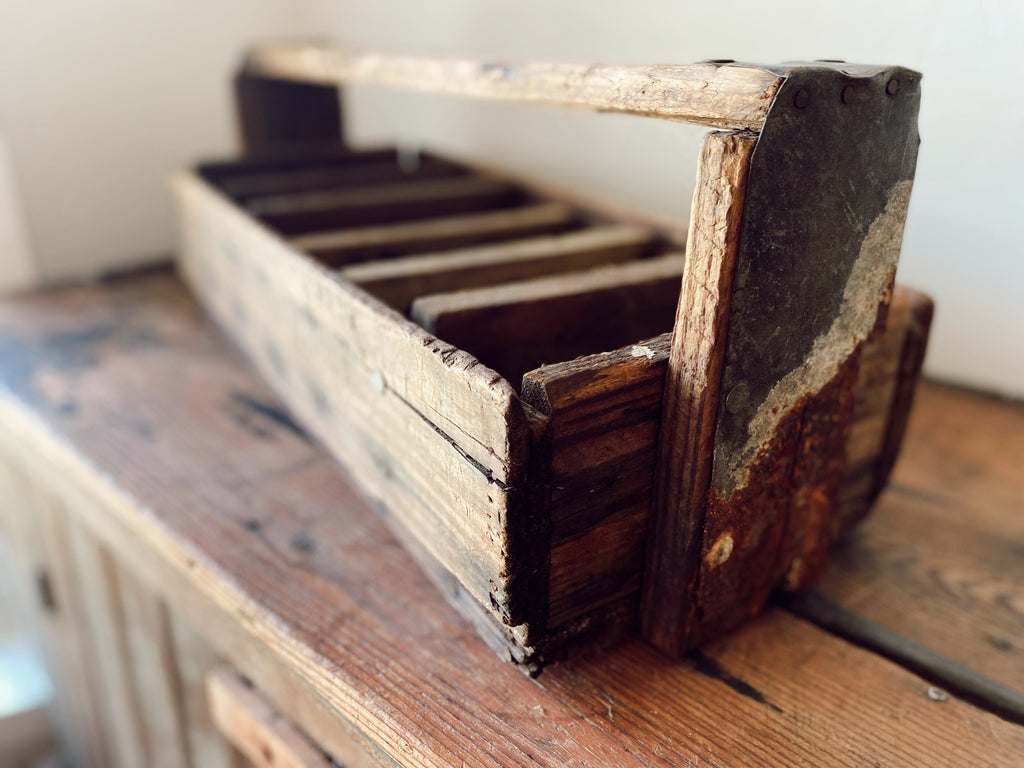 Vintage Wood Tool Caddy