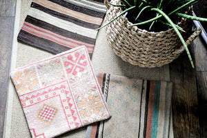 Multi-Pattern Turkish Kilim Pillow Cover. Styling and Home decor by At the Farmhouse.
